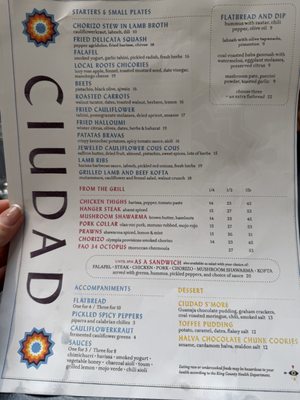Menu photo 2 Ciudad Seattle, WA