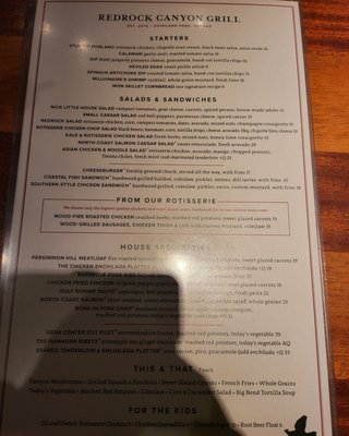 Menu photo 5 Redrock Canyon Grill Overland Park, KS
