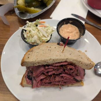 Chompie's - Half pastrami with matzo ball soup $17 - Delis Near Me - Scottsdale, Arizona
