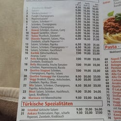 Red Chili - Speisekarte