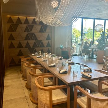Cala - Inside of restaurant. There is also a patio with a bar and booths - Mediterranean Near Me - Scottsdale, Arizona