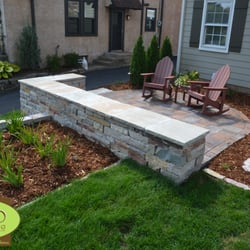 Naturally you'll want to stop to chat on this front patio