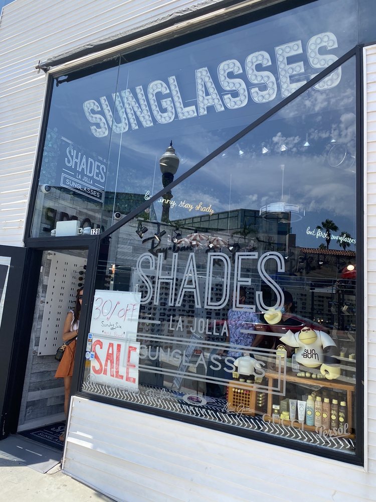 SHADES SUNGLASSES Updated September 2024 8008 Girard Ave, La Jolla, California Sunglasses