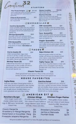 Menu photo 1 Cantina 32 Bolton, NY Menu photo 1 Cantina 32 Bolton, NY