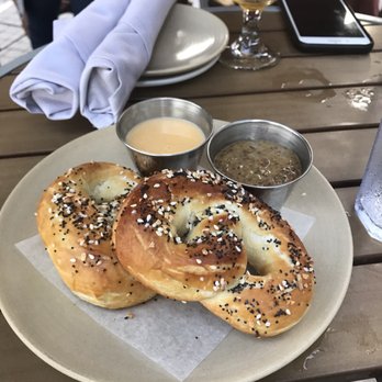 Bluejacket - The pretzels were yummy. But the beer cheese and the mustard was NOT good. - Breweries Near Me - Washington, DC, District of Columbia