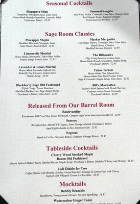 Menu photo 4 Sage Room Steak House Stateline, NV