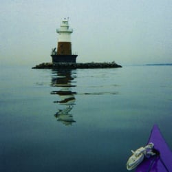 Green's Ledge Lighthouse - A calm day but it can get feisty out here