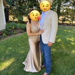 Rainbow Fashions Bridal Wear - Gold gown