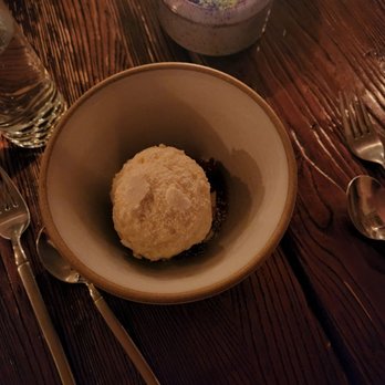 Harbinger - White chocolate mousse  strawberries, yogurt, rhubarb - New American Near Me - Des Moines, Iowa