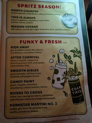Menu photo 1 The Overland Redlands, CA