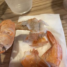 Raw shrimp Raw shrimp
