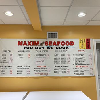 Maxim Seafood - a menu on the wall of a restaurant - Cajun/Creole Near Me - Houston, Texas Maxim Seafood - a menu on the wall of a restaurant - Cajun/Creole Near Me - Houston, Texas