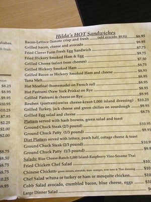 Menu photo 7 Hilda's Coffee Shop San Anselmo, CA
