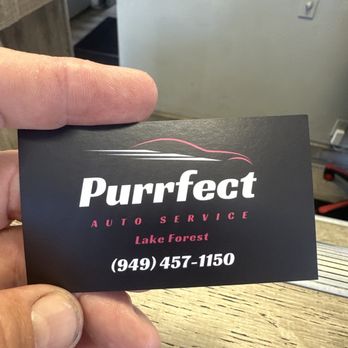 Purrfect Auto Service - Biz card and info - Auto Repair Near Me - Lake Forest, California Purrfect Auto Service - Biz card and info - Auto Repair Near Me - Lake Forest, California