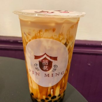 Pin Ming Bubble Tea - Dark Brown Sugar Boba Milk Tea - Bubble Tea Near Me - Boston, Massachusetts