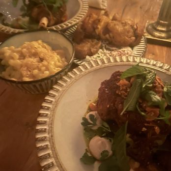 Firefly - Braised lamb shank, macaroni and cheese, garlic smashed potatoes - New American Near Me - Studio City, California