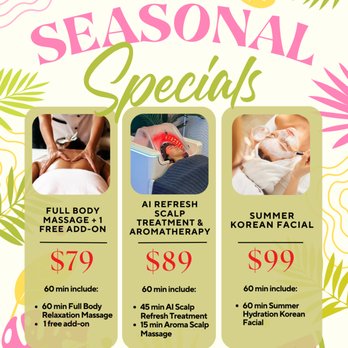 Luxury Health Spa - Sumer Seasonal Specials - 2026 - Massage Therapy Near Me - Riverside, California Luxury Health Spa - Sumer Seasonal Specials - 2026 - Massage Therapy Near Me - Riverside, California