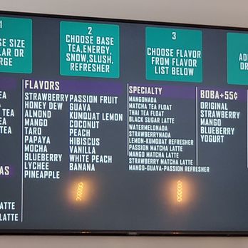 Bobazona - Menu - Coffee & Tea Near Me - Goodyear, Arizona Bobazona - Menu - Coffee & Tea Near Me - Goodyear, Arizona