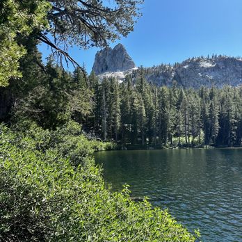 Lake George - Crystal Crag peak in background. It's spectacular, my Son-in-Law and Daughter has climbed it in the past. - Hiking Near Me - Mammoth Lakes, California Lake George - Crystal Crag peak in background. It's spectacular, my Son-in-Law and Daughter has climbed it in the past. - Hiking Near Me - Mammoth Lakes, California