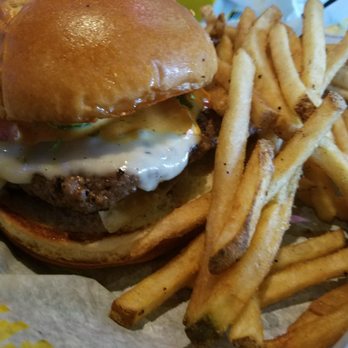 Buffalo Wild Wings - Nacho burger and fries. - Chicken Wings Near Me - Baton Rouge, Louisiana Buffalo Wild Wings - Nacho burger and fries. - Chicken Wings Near Me - Baton Rouge, Louisiana
