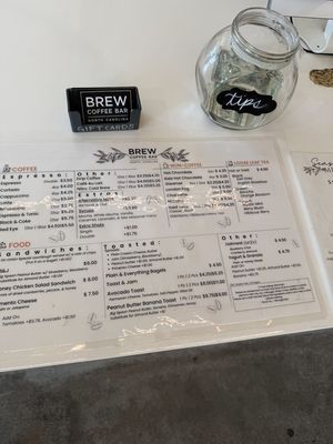 Menu photo 2 BREW Coffee Bar - McNeill Point Raleigh, NC Menu photo 2 BREW Coffee Bar - McNeill Point Raleigh, NC