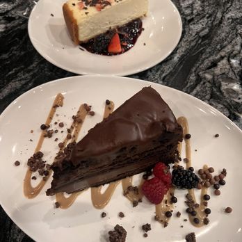 Famille - Chocolate cake and cheesecake - New American Near Me - Westminster, Colorado