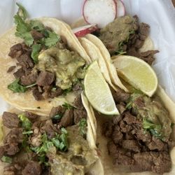 Carne asada tacos