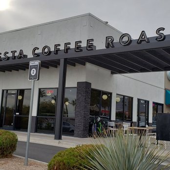 Vesta Coffee Roasters - Outside view from parking lot.   Drive thru and curbside pickup. - Coffee & Tea Near Me - Las Vegas, Nevada