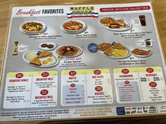 Menu photo 1 Waffle House Roanoke Rapids, NC