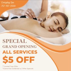 Everyday Spa - All services $5 off