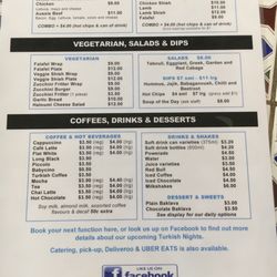 Foodoomooloo - Back of menu