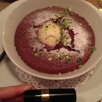 Rextail - Chocolate fondant with pistacchio ice cream - Modern European Near Me - London, XGL