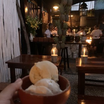 Hartwood - Helado: corn and peanut brittle - Mexican Near Me - Tulum, ROO Hartwood - Helado: corn and peanut brittle - Mexican Near Me - Tulum, ROO