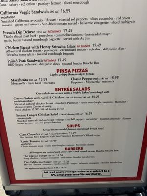 Menu photo 2 Boudin San Francisco, CA Menu photo 2 Boudin San Francisco, CA