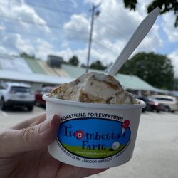 Trombettas Farm - Snickers homemade ice cream!