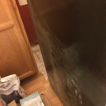 Allied Construction - The dust on the floor which they didn't vacuum. They just pushed my refrigerator back in place to sit in it and let the compressor CHOKE. - General Contractors Near Me - Port Jefferson Station, New York Allied Construction - The dust on the floor which they didn't vacuum. They just pushed my refrigerator back in place to sit in it and let the compressor CHOKE. - General Contractors Near Me - Port Jefferson Station, New York