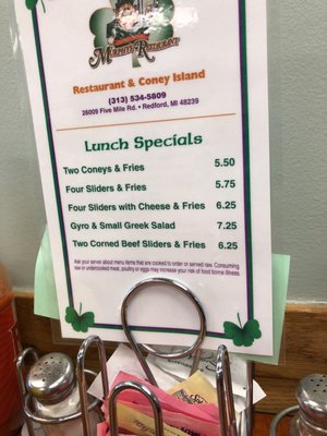Menu photo 3 Murphy's Restaurant Redford, MI Menu photo 3 Murphy's Restaurant Redford, MI
