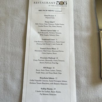 Restaurant506 - Brunch menu - New American Near Me - Arlington, Texas