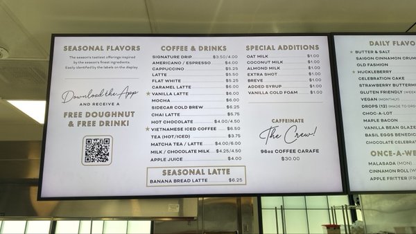 Menu photo 1 Sidecar Doughnuts & Coffee Pasadena, CA Menu photo 1 Sidecar Doughnuts & Coffee Pasadena, CA