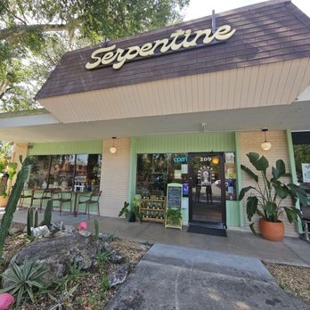 Serpentine Plants + Provisions - Front door and outdoor seating - Nurseries & Gardening Near Me - Gainesville, Florida