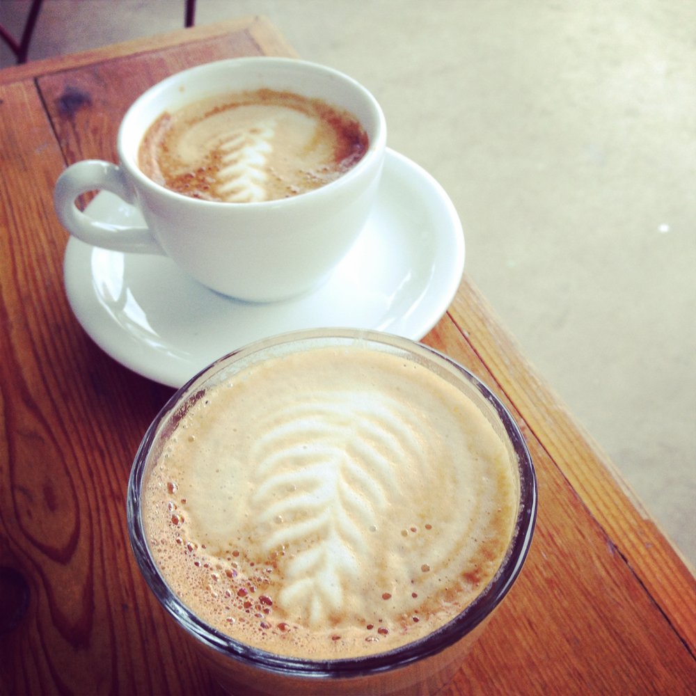 Cenote - One cappuccino and one cortado - Coffee & Tea Near Me - Austin, Texas Cenote - One cappuccino and one cortado - Coffee & Tea Near Me - Austin, Texas
