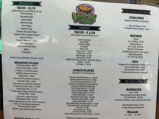 Menu photo 2 Butcher Boy Taco House New Braunfels, TX Menu photo 2 Butcher Boy Taco House New Braunfels, TX