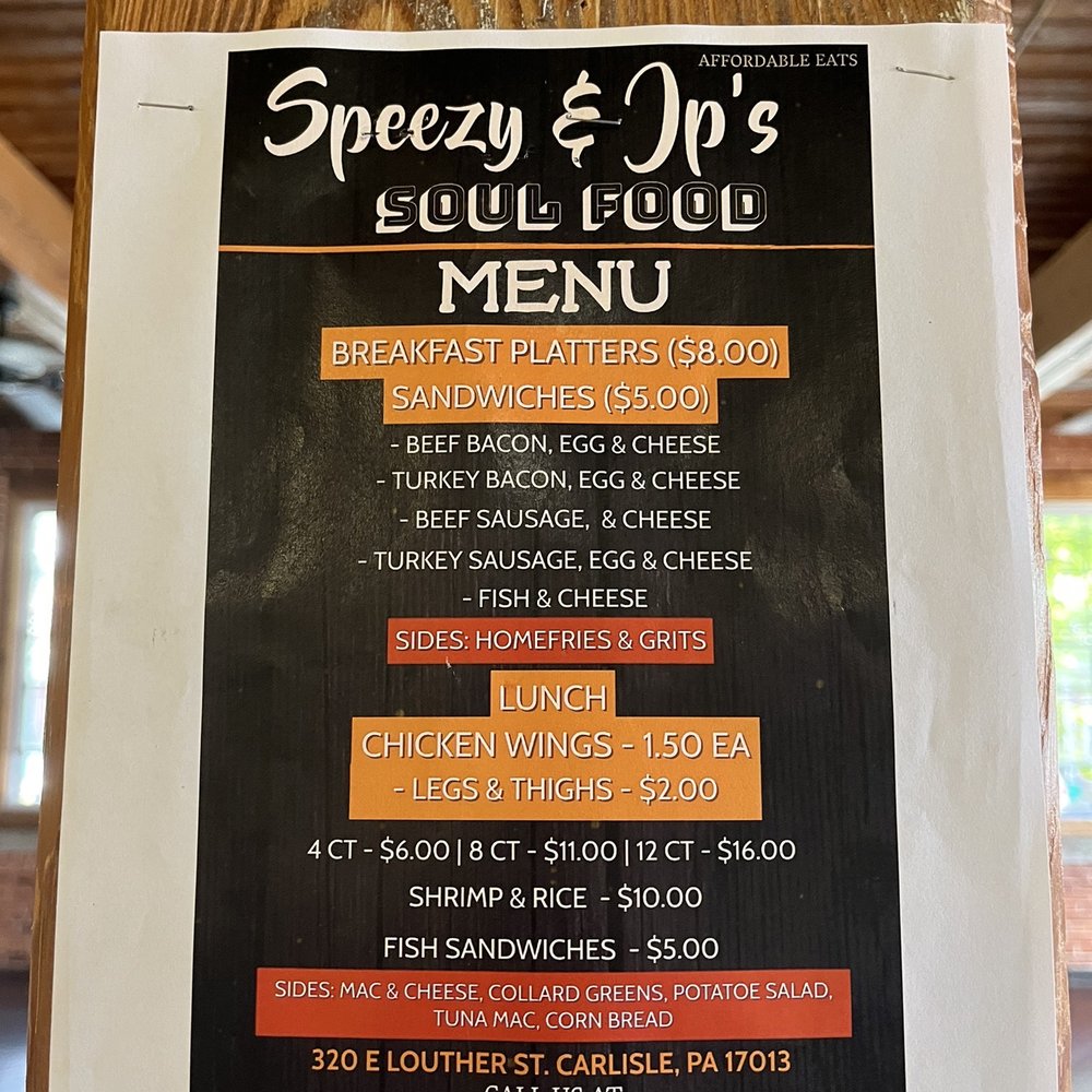Speezy’s Breakfast Spot - The menu!!! - Breakfast & Brunch Near Me - Carlisle, Pennsylvania Speezy’s Breakfast Spot - The menu!!! - Breakfast & Brunch Near Me - Carlisle, Pennsylvania