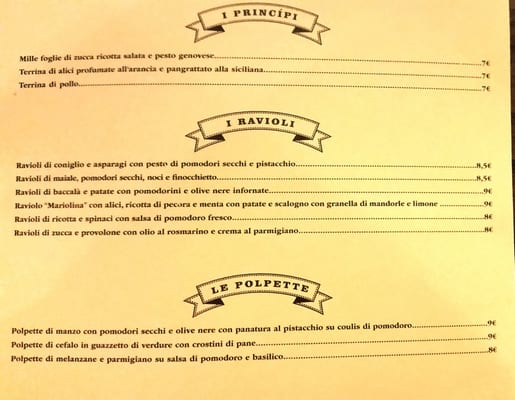 Menu photo 6 Mariolina Rome, RM Menu photo 6 Mariolina Rome, RM