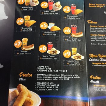 Arepas El Cacao - To Go Menu - Fast Food Near Me - Orlando, Florida Arepas El Cacao - To Go Menu - Fast Food Near Me - Orlando, Florida