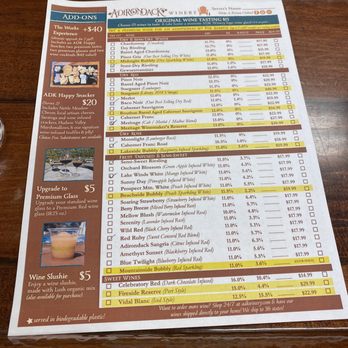 Adirondack Winery - our ratings - Beer, Wine & Spirits Near Me - Lake George, New York