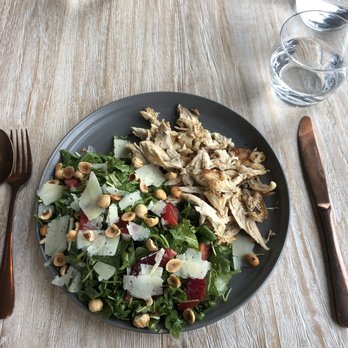 Margot - Wild Arugula with chicken - Spanish Near Me - Culver City, California Margot - Wild Arugula with chicken - Spanish Near Me - Culver City, California