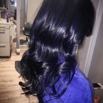 Salon 1800 - This was my blue black hair about a year ago. My colorist was Amanda - Hair Salons Near Me - Chicago, Illinois Salon 1800 - This was my blue black hair about a year ago. My colorist was Amanda - Hair Salons Near Me - Chicago, Illinois