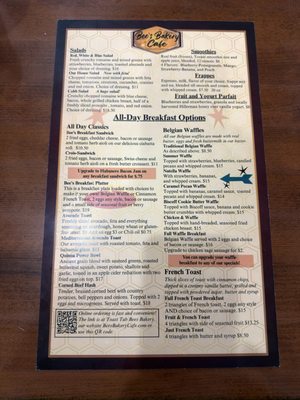 Menu photo 1 Bee’s Bakery Cafe Oakhurst, CA