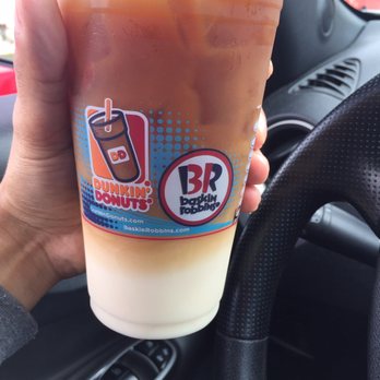 Baskin Robbins - a person holding a drink in their hand - Ice Cream & Frozen Yogurt Near Me - East Brunswick, New Jersey